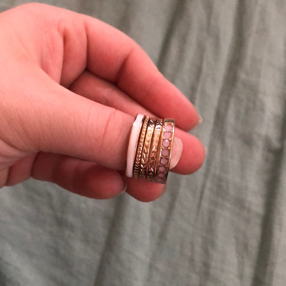 Five H&M rings